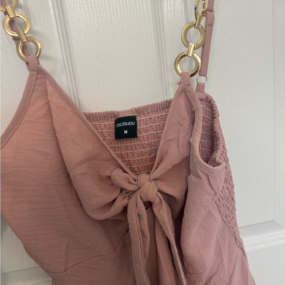 Chic Mauve Ruffle Maxi Dress - Picture 4 of 6